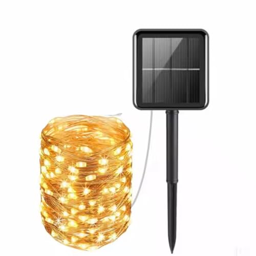 Image of Aarmee Solar Fairy String Light 120 LED, 40ft, 8 Modes, Warm White