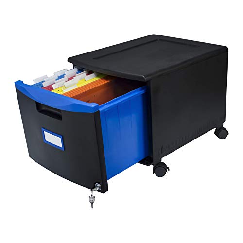 Storex Plastic OneDrawer File Document