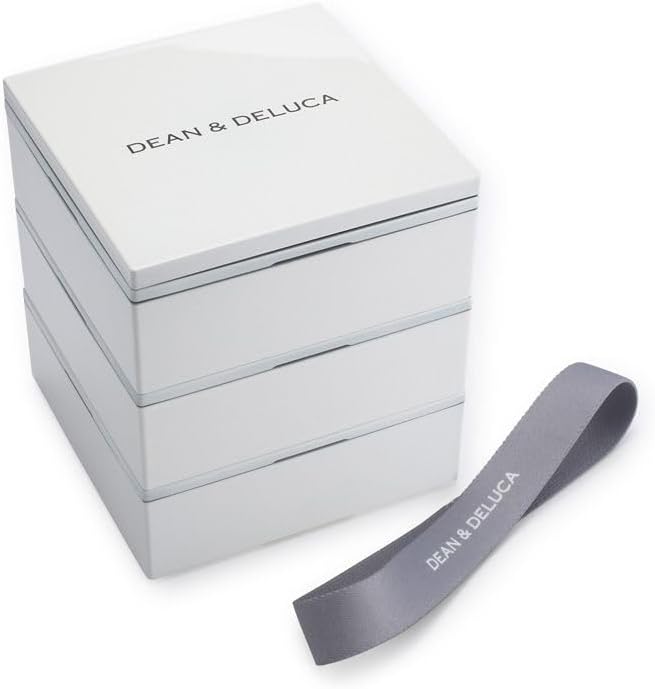 Dean and Deluca 3-Tier Small and Cooler Bag Gray M Size Set