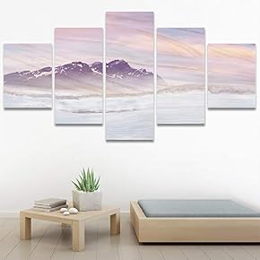 SIGNWIN 5 Panel Canvas Wall Art Modern Art...