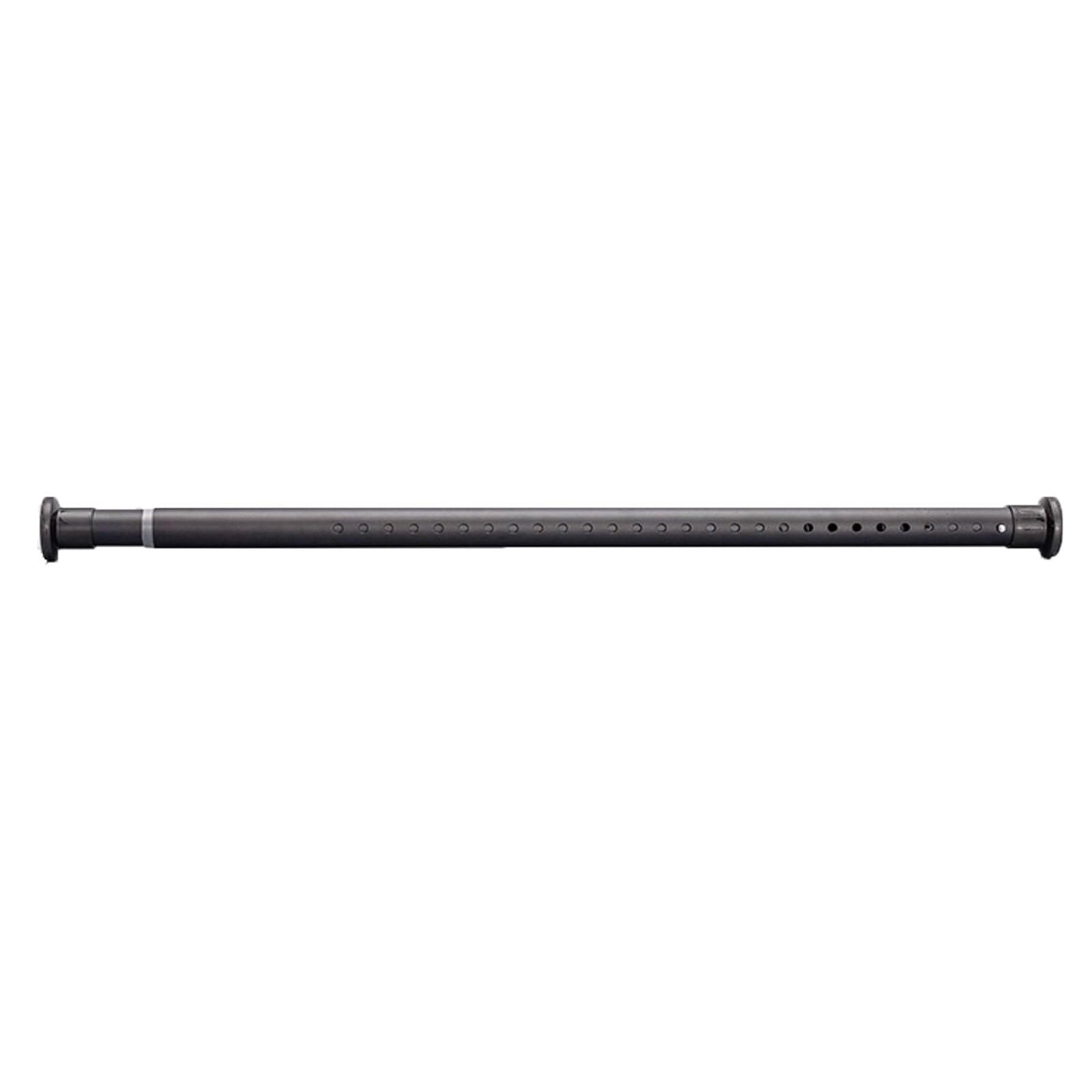 Aluminum Alloy Shower Curtain Rod, Spring Tension Curtain Rod, No Drill Nonslip for Bathroom Kitchen Living Room(Black,310-360cm/122-141in)