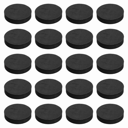 Almohadillas de aislamiento de altavoz negras de espuma 55x12mm de una sola cara