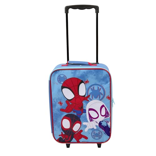 Undercover 6600000097 Marvel Spidey Suitcase - Marvel Spidey Suitcase from in Fabric with Adjustable Handle, Holds 16L, Dimensions: 46x32x16 cm, From 3 Years