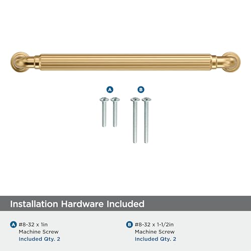 Amerock Cowrie 6-5/16 inch (160mm) Center-to-Center Champagne Bronze Cabinet Pull, BP37704CZ by Amerock - Image 4