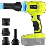WaxPar Turbofan Blower Compatible with Ryobi 18V Battery, 350W Mini Blower Turbo Fan, 96000RPM Compressed Wind Speed Jet Dry Blower Air Blower for Home and Car