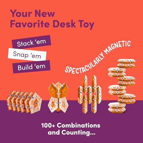 image for Speks Geode Magnetic Fidget Toy | Sensory Desk Toy for Adults & Teens 