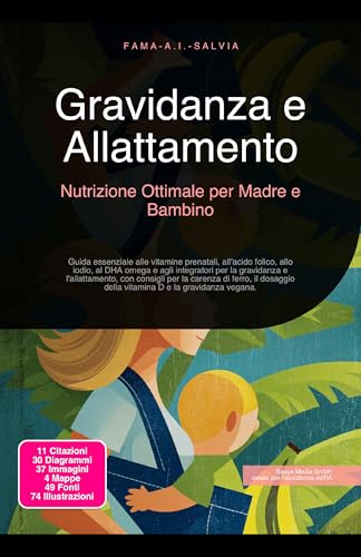 Gravidanza e Allattamento: Nutrizione Ottimale per Madre e Bambino: Guida essenziale alle vitamine prenatali, all'acido folico, allo iodio, al DHA omega ... D e la gravidanza vegana. (Italian Edition)