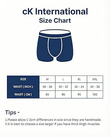 Image of GIIG CK Presents Plain Strechable Micromodal Fabric Underwear for Men (Black,Blue,Wine) Pack of 2 Size M,L, XL, XXL