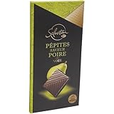 CARREFOUR SELECTION – Chocolat Noir Intense aux Notes Fruitées de Poire, Texture Fondante (Tablette 100g) - Le Lot De 4