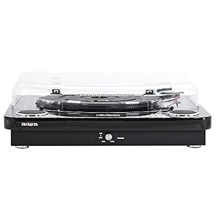 Aiwa GBTUR-120BKMKII : Tourne-Disque Bluetooth avec Encoding, 3 Vitesses, Radio FM, USB et SD – Conversion directe de… - Les Beatles, Paul McCartney, John Lennon, RIngo Starr, George Harrison Aiwa GBTUR-120BKMKII : Tourne-Disque Bluetooth avec Encoding, 3 Vitesses, Radio FM, USB et SD - Conversion directe de… – Image 2