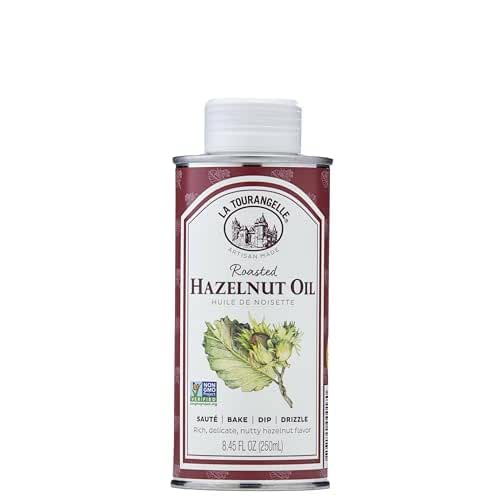 La Tourangelle, Roasted Hazelnut Oil, High-Oleic Oil Great for Baking,