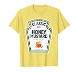 Divertida camiseta de mostaza para Halloween, condimento para parejas y grupos. Divertido disfraz de comida para Halloween. Combina este disfraz de mostaza miel para Halloween con ketchup, Mayonesa, Sweet Relish, camisetas de barbacoa.