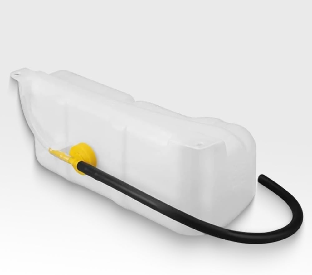 Coolant Overflow Bottle Twin Tube Tank, Coolant Reservoir Bottle Kits, Compatible with Nissan Patrol GQ (Y60) 4.2 Petrol Carburettor 1988–1992, Replace 17931-NI020DO, 1 pc