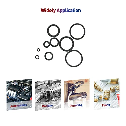 Boatsea 826 pcs SAE and Metric O Ring Assortment, 32 Size 407 pcs SAE Universal O-Rings and 419 pcs Metric O-Rings,Nitrile Rubber O Ring Assortment with Pick & Hook for Faucet, Plumbing, Automotive