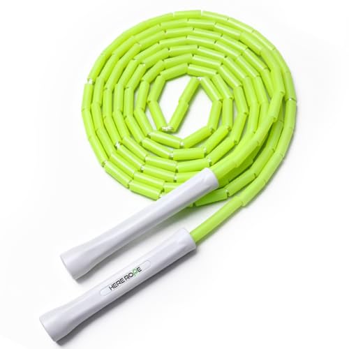 Cuerda de saltar con cuentas para fitness de adultos con longitud regulable de 3M