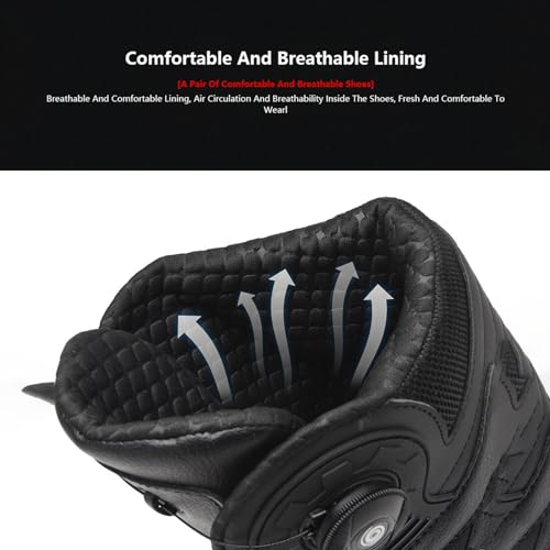 Chaussures de moto décontractées antidérapantes pour vélo et camping - 6