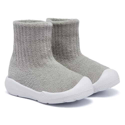 MORENDL Toddler Sock Shoes Baby Walking Shoes Infant Slippers Boys & Girls Non-Slip Sneakers - Thumbnail 4