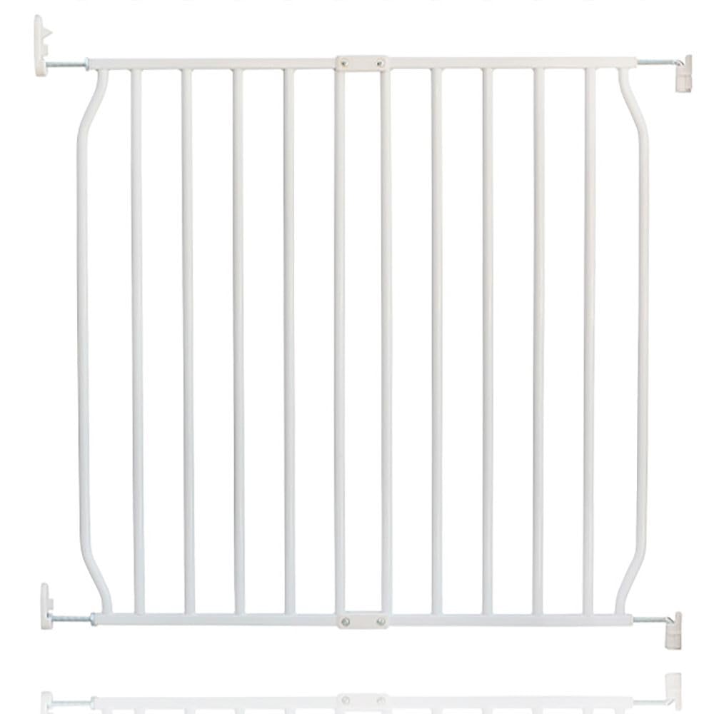 Safetots Screw Fit Baby Gate - White - 70cm - 80cm - Metal Safety Barrier