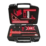 Schreinerwinkel – 9-teiliges Schreinerwerkzeuge, Präzisionswinkelquadrat-Set, genaue...