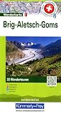  Brig Aletsch Goms Nr. 06 Touren-Wanderkarte 1:50 000: 33 Wandertouren, Tourenführer, Fotos, waterproof, Höhenprofile, Zeitangaben, Restaurants, Autobusse (Kümmerly+Frey Touren-Wanderkarten)