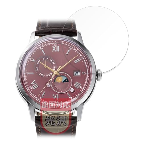 MotoMoto �t�B���� Orient Star Classic Orient Bambino SUN & MOON (�P�[�X�T�C�Y 41.5mm) �p �ȖʑΉ� �ی�t�B���� ���ȏC���ޗ� �������Ŕ����� ���{��