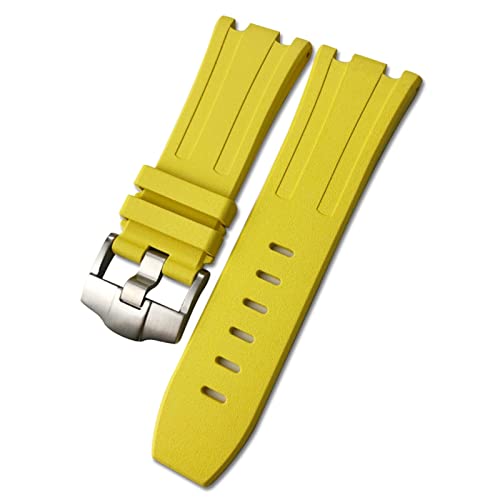 Bracelet 28mm en fluororubber étanche pour AP 15703 et 15710 de haute qualité