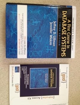 Paperback First Course in Database Systems Book