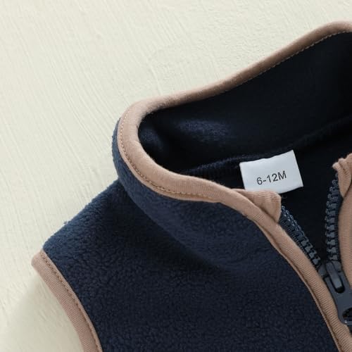 Image of Denim Vest Kids Girl Boy Fashion Coats Turn Dwon Collar Sleeveless Jackets Trendy Outwear