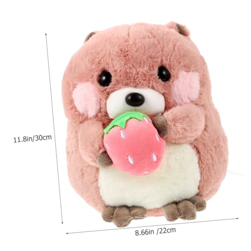 Doudou marmotte pour bébé douceur douce et résistante
