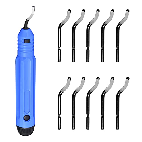 AccEncyc 11 Pack Deburring Tool Kit Deburring Blade with Ant...