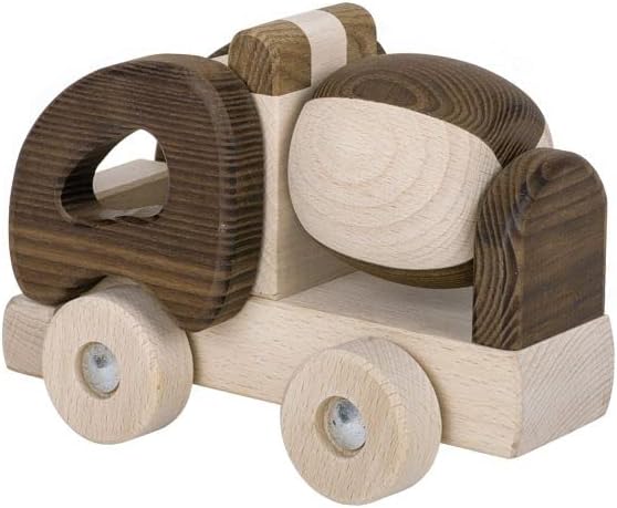 Goki Concrete Mixer Toy Figure, Brown