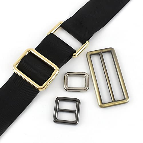 10 Pz Scivoli In Metallo Tri-Glides Filo-Forme Roller Pin Fibbie - Foto 3