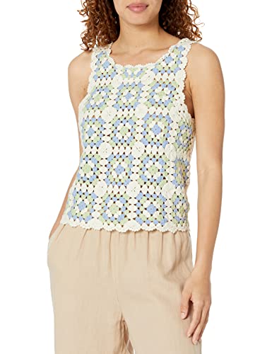 Lucky Brand Women's Granny Square Crochet Vest - Main Image