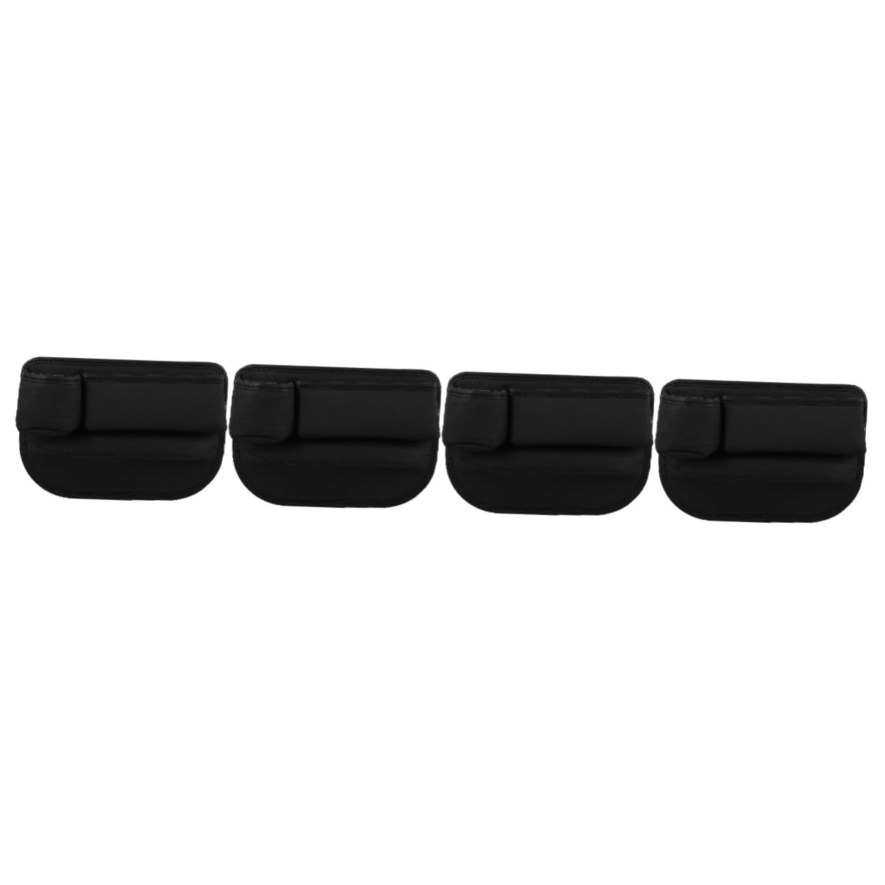 GLEAVI 4piezas Organizador De Asiento De Coche Funda De Almacenamiento Multiusos Caja Para Espacio Entre Asientos y Consola Central Almacenaje Práctico y Conveniente