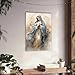 KERAXL Virgin Mary Poster The Marias Picture Virgen De Guadalupe Traditional Catholic Icon Canvas Prints, Madonna Modern Christian Art Home Decor Unframe-style 12x18inch(30x45cm)