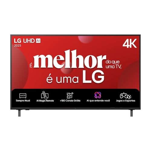 Smart TV 4K 60" LG UHD 60UA85 Processador α7 AI Ger8 4K Super Upscaling Google Cast Alexa ... Smart TV 4K 60" LG UHD 60UA85 Processador α7 AI Ger8 4K Super Upscaling Google Cast Alexa ...