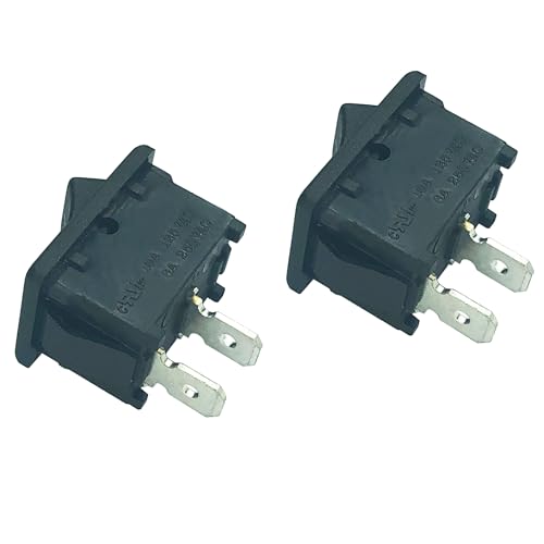 DTAIR 72002-02 Vacuum Switch Replacement for Oreck Buster B Handheld Vacuum Cleaner Rocker On-Off Switch O-050-082 430000966(Pack of 2)