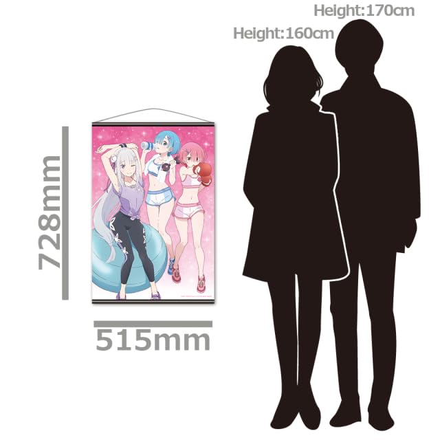 Re:ゼロ　レム ラム エミリア タペストリー セット 海外限定 Re:ゼロ レム ラム エミリア タペストリー セット 海外限定 C98