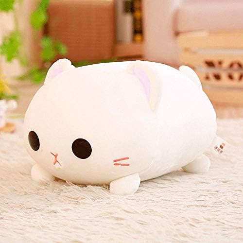 white cat plush