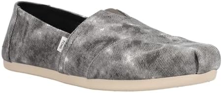 TOMS Womens Alpargata Distressed Slip On Flats Casual - Black - Size 9 B | Image 1