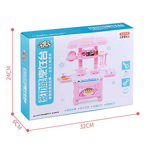 Yihaifu Kinder Küche Spielzeug Pretend Play Kochen Spielzeug Geschirr Sets vortäuschen Spielküche Baby Kleinkinder Küche… – Bild 5
