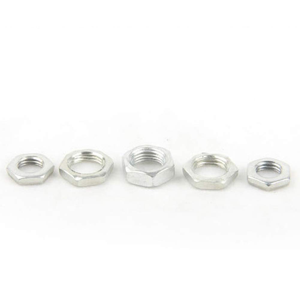 Bulloneria Misura Imperiale 100 Dadi Esagonali 1/4-28 Placcati Zinco Giallo - Grado 8, Filettatura Sottile, In Acciaio Dadi Grado 8 Per Alte Resistenze - Foto 5