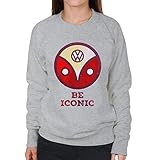 Mercancía oficial Volkswagen Be Iconic Type 2 Camper Logo Women\'s Sweatshirt