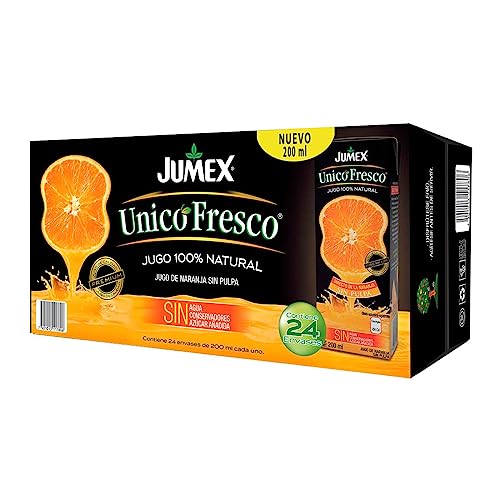 Sabanas Y Fundas, Toy JUMEX - Único Fresco Jumex Jugo de Naranja 24 piezas de 200ml