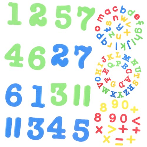 DIYEAH Educational Fridge 84pcs Alphabet Numbers Decorative Stickers Learning for and Cognitive Development