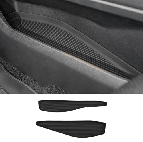 Maxzina Gear Shift Side Storage Compatible with 2021-2025 Ford F150 Silicone Center Console Side Lower Storage Tray Gear Shifter Organizers 2PCS for 2024 F-150 Accessories
