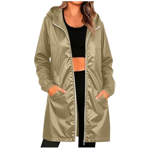 Chaqueta de agua ligera monocolor a la moda para protegerse del viento