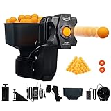 ZXMOTO Ping Pong Robot Machine with 9 Different Spin Balls Table Tennis Robots Automatic Ball Machine for Training (PT-07)