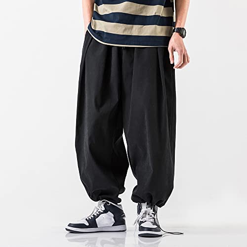 FIVETOSEVEN Streetwear Pants Men's Jogging Sweatpants Male Crotch Wide Leg Pants Casual Men Trousers Dropshipping3