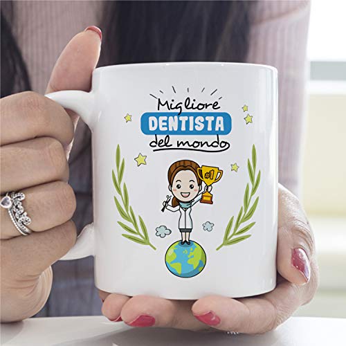 Mugffins Tazza Dentista (Migliore del Mondo) - Idee Regali Originali Odontoiatria - immagine 6